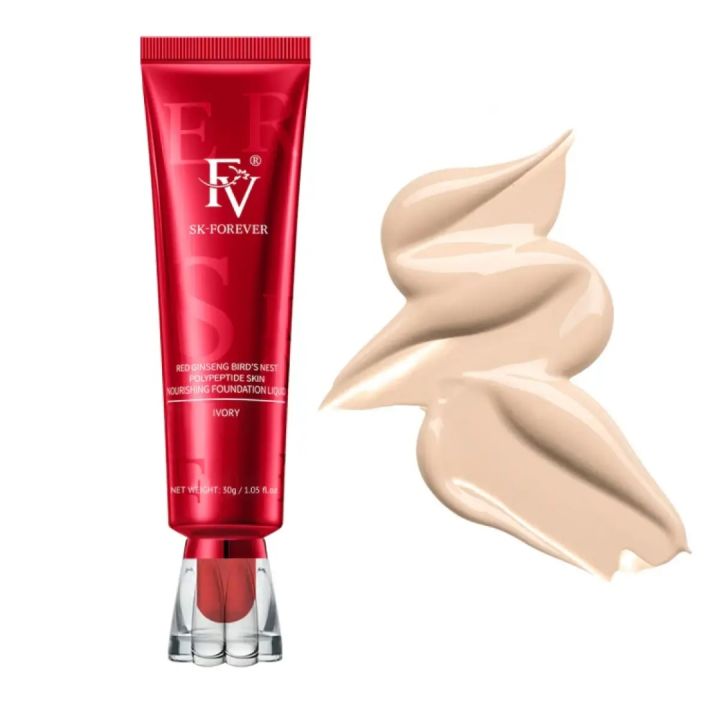 Special Offer 2 in 1 Makeup Deal – Flicka Silk Touch Priming Moisturizer & FV SK Forever Foundation Tube for Smooth, Long-Lasting Glow