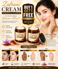 Buy 1 Get 1 Free Zafrani Korean Glow Whitening Cream | Brightening & Moisturizing Face Cream | Korean Skincare Deal