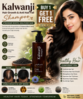 Buy 1 Get 1 FREE Kalwanji Hair Growth & Anti Hair Fall Shampoo | Black Seed Shampoo | Strong, Healthy & Smooth Hair Care