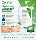 CeraVe Hydrating Cleanser for Normal to Dry Skin – Moisturizing Face Wash with Ceramides & Hyaluronic Acid