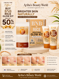 BNB Rice Glow Facial Kit – Whitening, Brightening & Deep Cleansing Skin Care Facial for Instant Glow