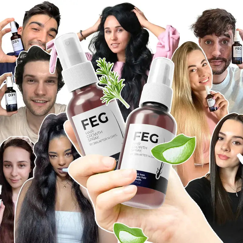 FEG Hair Growth Serum Spray – Advanced Hair Regrowth & Anti-Hair Loss Treatment for Thicker, Stronger Hair