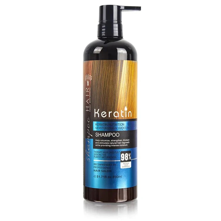 Keratin Sulphate Free Shampoo – Smoothing & Repair Shampoo for Dry, Frizzy & Damaged Hair