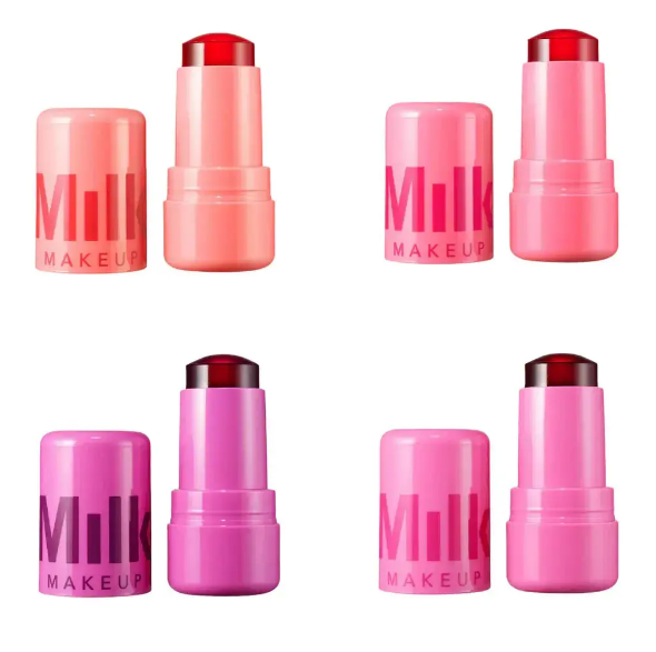 Huda Moji Pack Of 4 Face and Cheeks Jelly Tints – Long-Lasting Hydrating Jelly Blush & Lip Tint Set (4 Gorgeous Shades)