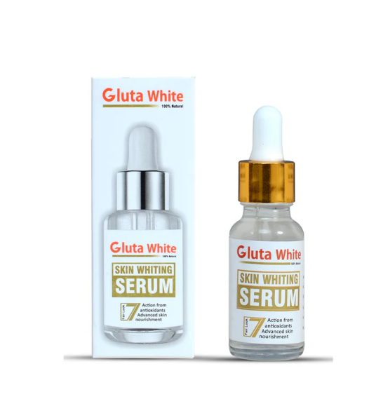 Gluta White Skin Whitening Serum – Advanced Glutathione Brightening & Dark Spot Correcting Serum