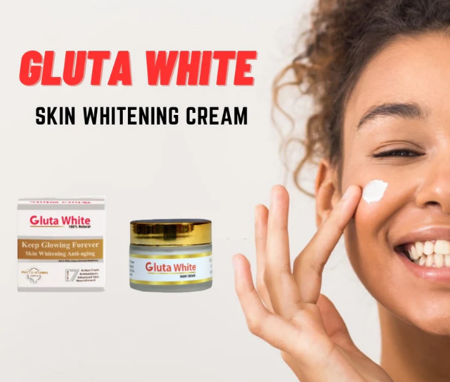 Gluta White Night Cream – Intensive Glutathione Brightening & Skin Repair Night Cream (Deep Nourishing Formula)