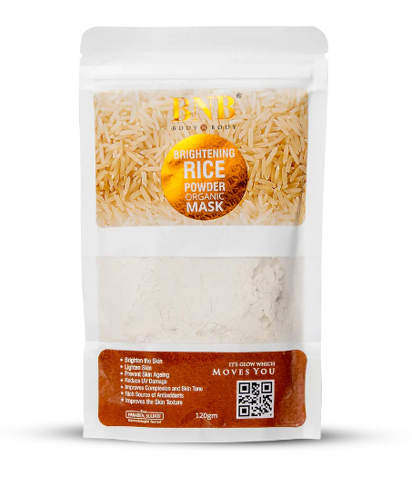 BNB Rice Glow Facial Kit – Whitening, Brightening & Deep Cleansing Skin Care Facial for Instant Glow