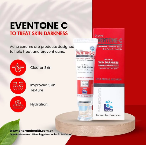 Eventone C Glutathione + Vitamin C Whitening and Glowing Cream – Advanced Brightening & Radiance Boosting Moisturizer