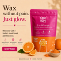 Meeoow Brightening & Glowing Powder Wax – Best Hair Removal Wax Powder for Women | Easy At-Home Hair Removal & Smooth Glowing Skin