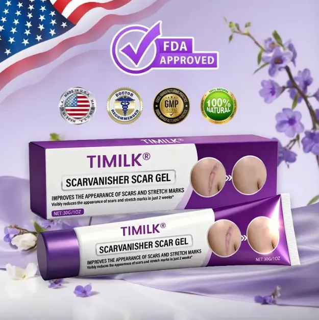Timilk RegenScar Cream | Advanced Scar Care Cream | Acne Marks, Stretch Marks & Dark Spot Care | Skin Repair Moisturizing Cream