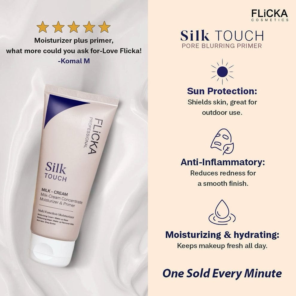 Flicka Silk Touch Milk & Cream – Deep Moisturizing, Softening & Nourishing Skin Care Formula