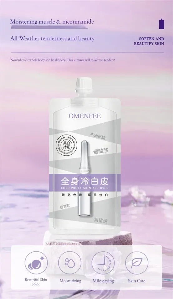 OMENFEE Whitening Body Korean Glow Milk Cream | Whole Body Moisturizing Lotion | Brightening Body Cream for Soft & Glowing Skin