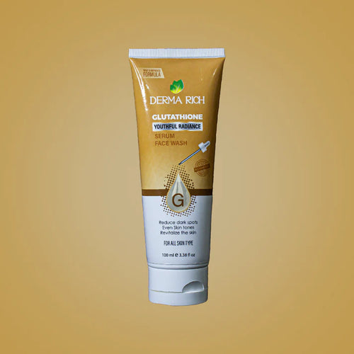 Dermarich Glutathione Face Wash – Deep Cleansing & Skin Brightening Face Wash for Clear, Radiant Glow