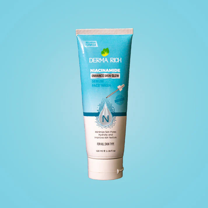 Dermarich Niacinamide Face Wash – Deep Cleansing & Skin Brightening Face Wash for Clear, Radiant Glow
